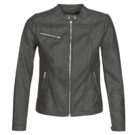 Giacca in pelle Only ONLMELANIE Nero Giacche in pelle Donna - 1