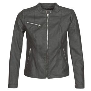 Giacca in pelle    ONLMELANIE  Nero