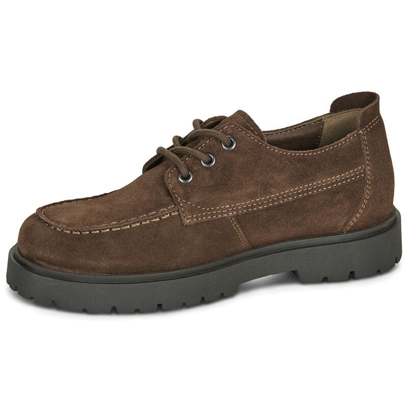 BIRKENSTOCK Highwood Moc Lace Suede / Carafe / Stretto Marrone Derby Donna - 4