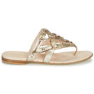 Fru.it CAROTE Goldene Flip-Flops f&uuml;r Damen - Gr&ouml;&szlig;e 2