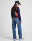 Maglione Tommy Jeans TJW FLAG CREW NECK SwEATER Marine Maglioni Donna - 4