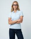 Polo Tommy Jeans TJW SLIM ESSENTIAL SS POLO Bleu Femme - 2