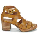 Airstep / AS98 ALCHA HIGH Gelbe Damensandalen - Gr&ouml;&szlig;e 2