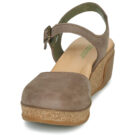 El Naturalista LEAVES Marrone Sandali con zeppa Donna - 3