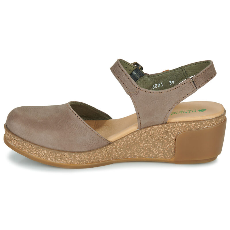 El Naturalista LEAVES Marrone Sandali con zeppa Donna - 4