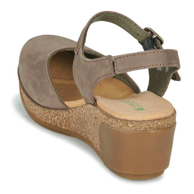El Naturalista LEAVES Marrone Sandali con zeppa Donna - 5