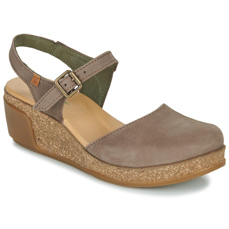 El Naturalista LEAVES Marrone Sandali con zeppa Donna - 1