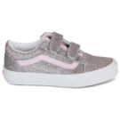 Vans Old Skool V Argento - Sneakers Bambina - 2