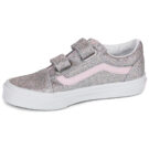 Vans Old Skool V Argento - Sneakers Bambina - 4