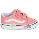 Vans Old Skool V Flower Rosa - Sneakers Bambina - 2