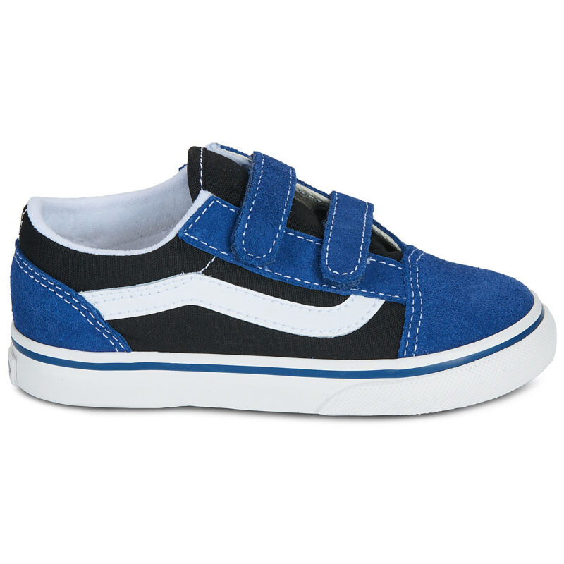 Vans Old Skool V Nero - Sneakers Bambina - 2
