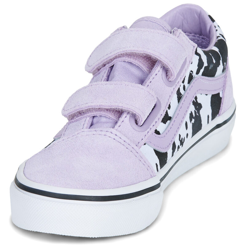 Vans Old Skool V Viola - Sneakers Bambina - 3