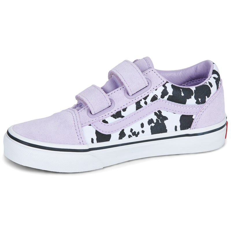Vans Old Skool V Viola - Sneakers Bambina - 4