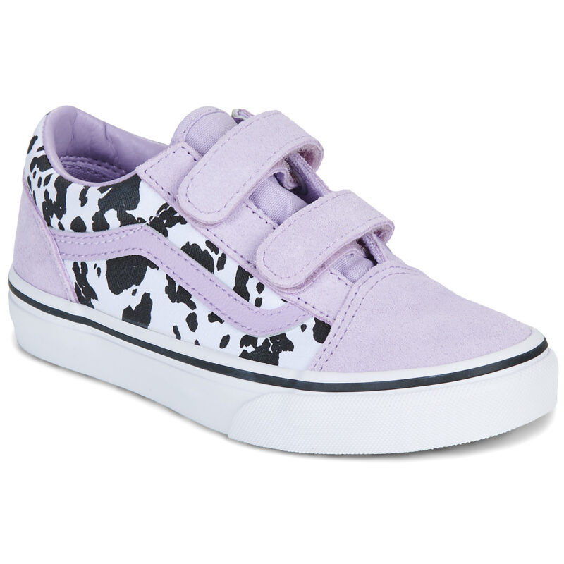 Vans Old Skool V Viola - Sneakers Bambina - 1