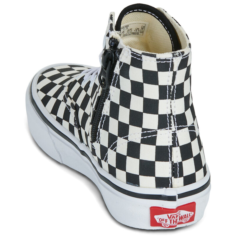 Vans Authentic Hi 2.0 Zip Sneaker, wei&szlig;, Kindergr&ouml;&szlig;e 5