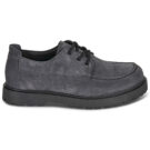 BIRKENSTOCK Highwood Moc Lace Suede / Charcoal / Regular Nero Derby Uomo - 2