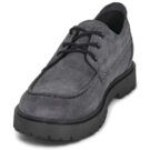 BIRKENSTOCK Highwood Moc Lace Suede / Charcoal / Regular Nero Derby Uomo - 3