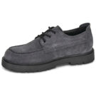 BIRKENSTOCK Highwood Moc Lace Suede / Charcoal / Regular Nero Derby Uomo - 4