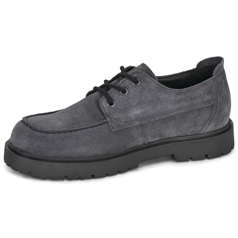 BIRKENSTOCK Highwood Moc Lace Suede / Charcoal / Regular Nero Derby Uomo - 4