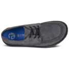 BIRKENSTOCK Highwood Moc Lace Suede / Charcoal / Regular Nero Derby Uomo - 6