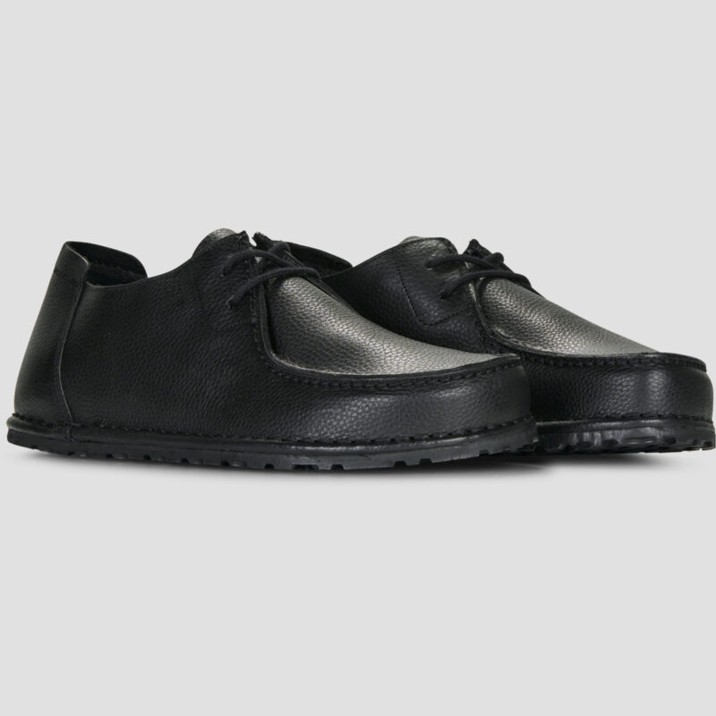 BIRKENSTOCK Utti Lace Pelle / Black / Regular Nero Derby Uomo - 2