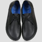 BIRKENSTOCK Utti Lace Pelle / Black / Regular Nero Derby Uomo - 5