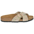 BIRKENSTOCK Siena Suede / Sandcastle / Fiore / Print / Stretto Beige Ciabatta Donna - 2