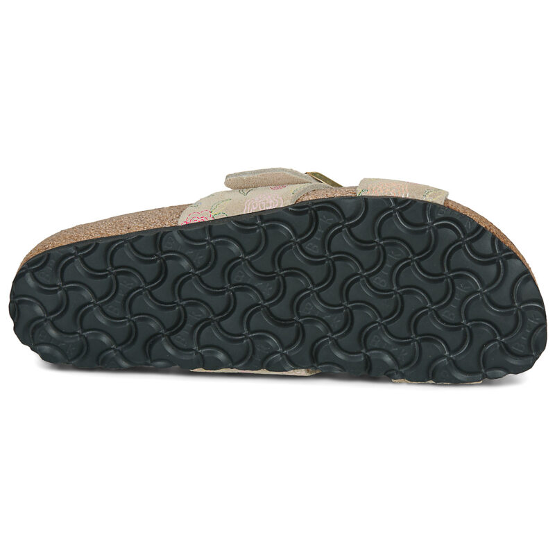 BIRKENSTOCK Siena Suede / Sandcastle / Fiore / Print / Stretto Beige Ciabatta Donna - 7