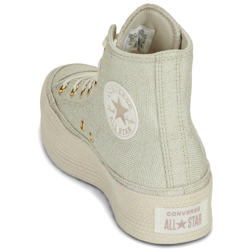 Converse  Chuck Taylor All Star Lift Espadrille  Beige -  Sneakers alte Donna - 5