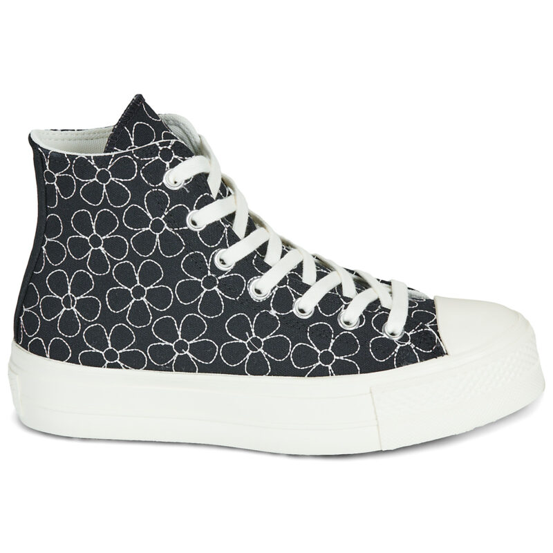 Converse Chuck Taylor All Star Lift Nero Sneakers alte Donna - 2