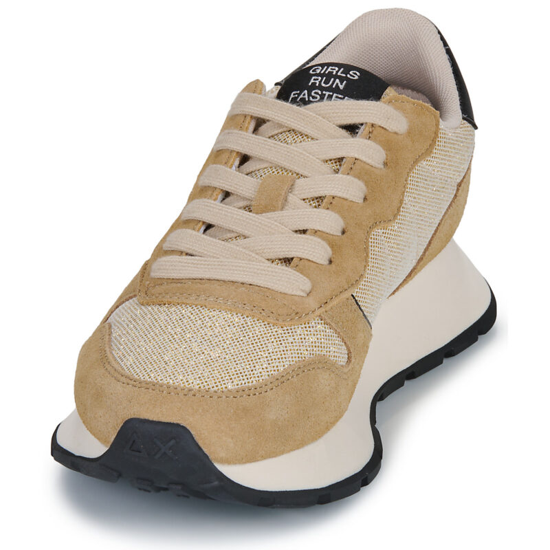 Sun68 ALLY GLITTER TEXTILE Beige Sneakers basse Donna - 3