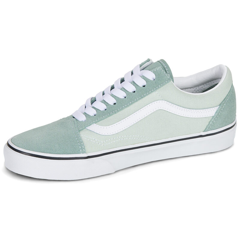 Vans Old Skool Gr&uuml;n - Herren-Sneaker - Gr&ouml;&szlig;e 4