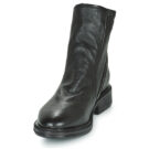 Airstep AS98 FLOWER ZIP Schwarze Damen-Ankle-Boots - Gr&ouml;&szlig;e 3