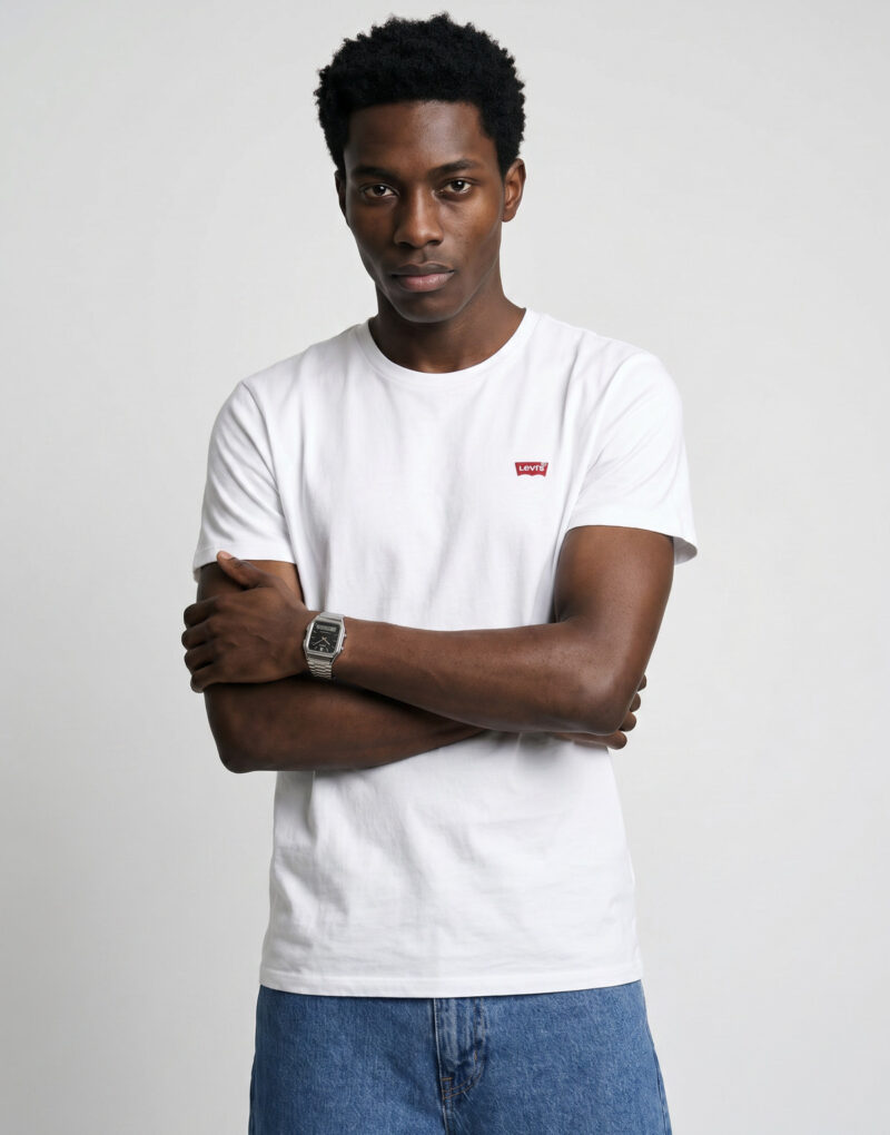 T-shirt  Levis  SS ORIGINAL HM TEE  Bianco -  T-shirt maniche corte Donna - 2