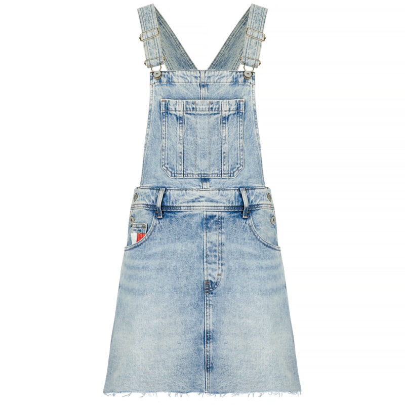 Tute / Jumpsuit Tommy Jeans DENIM DUNGAREE DRESS RWB Blu Tute / Jumpsuit Donna - 1