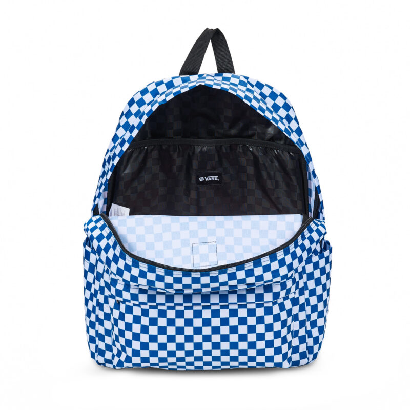 Uomo Vans OLD SKOOL CHECK BACKPACK 22L Blu Zaino Uomo - 5