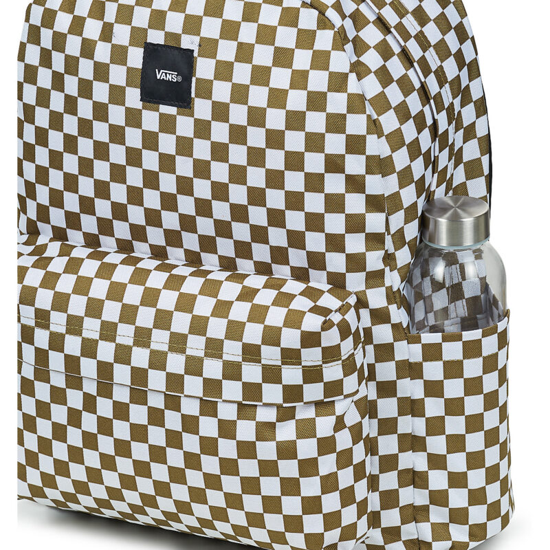 Uomo Vans OLD SKOOL CHECK BACKPACK 22L Marrone Zaino Uomo - 4