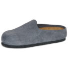 BIRKENSTOCK Amsterdam Suede / Charcoal / Stretto Grigio Zoccoli Donna - 4
