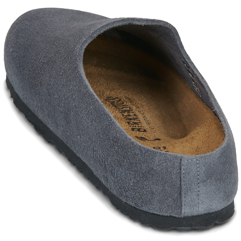 BIRKENSTOCK Amsterdam Suede / Charcoal / Stretto Grigio Zoccoli Donna - 5