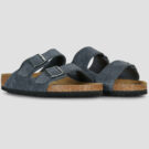 BIRKENSTOCK Arizona Suede / Charcoal / Regular Grigio Ciabatta Donna - 2