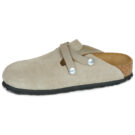 BIRKENSTOCK Blair Suede / Taupe / Stretto Beige Zoccoli Donna - 4