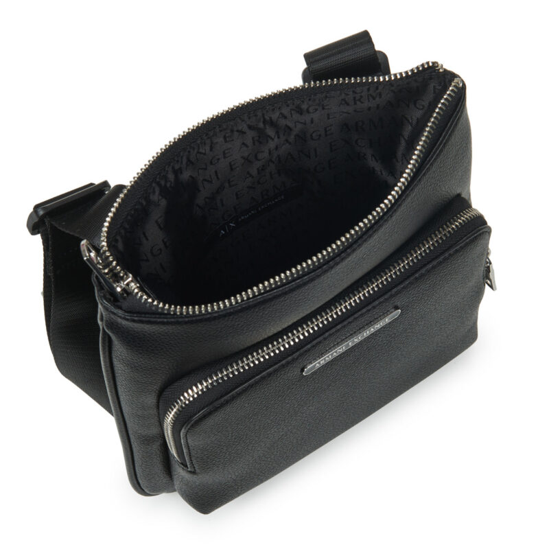 Armani Exchange OKINAWA FLAT CROSSBODY Nero Borse Shopping Uomo - 5