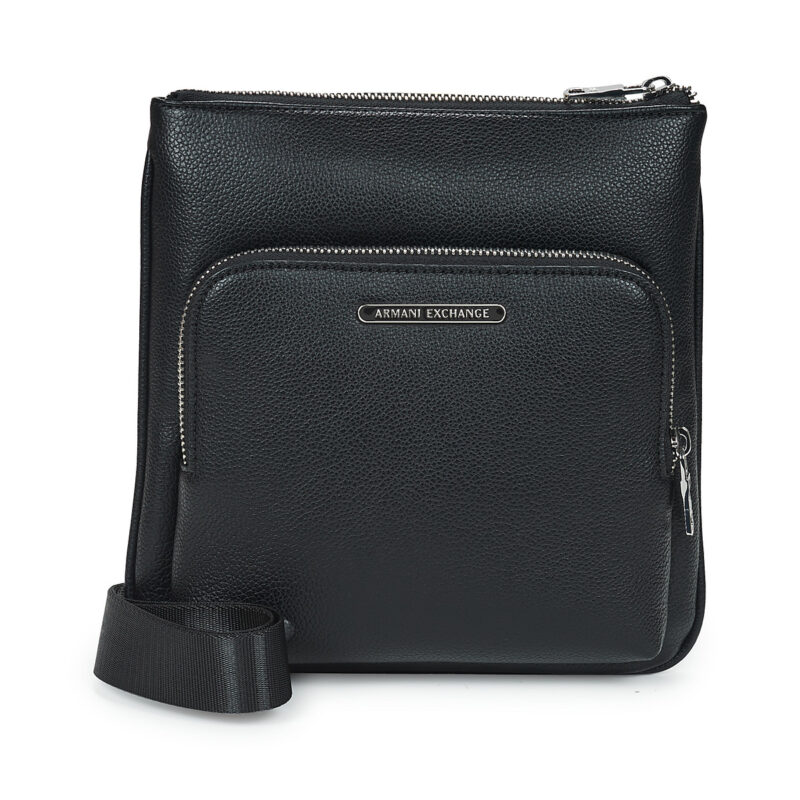 Armani Exchange OKINAWA FLAT CROSSBODY Nero Borse Shopping Uomo - 1