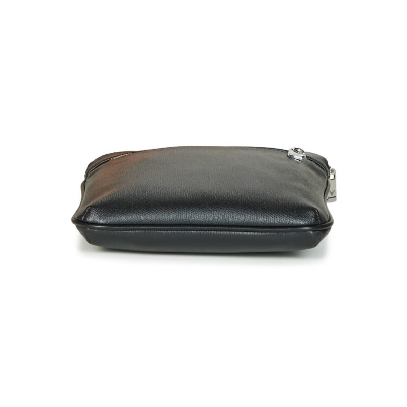 Emporio Armani BUSINESS FLAT MESSENGER BAG Nero Borse Shopping Uomo - 4
