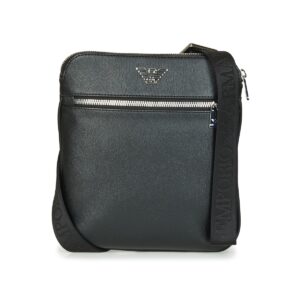 Borsa Shopping uomo Emporio Armani  BUSINESS FLAT MESSENGER BAG  Nero Emporio Armani 8054804084867