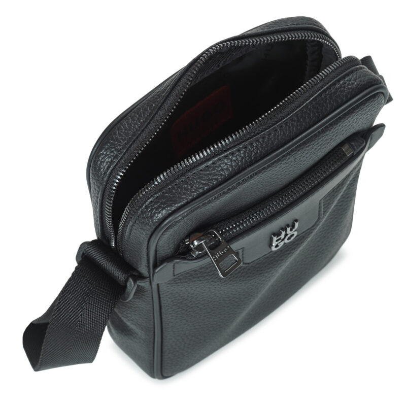 HUGO Nesh R NS Zip Nero Borse Shopping Uomo - 5