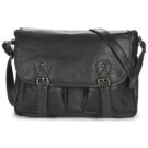 Uomo Casual Attitude NUDILE Nero Borsa bisaccia Uomo - 1