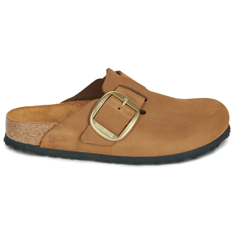 BIRKENSTOCK Boston Big Buckle Nubuck / Mink / Stretto Marrone Zoccoli Donna - 2