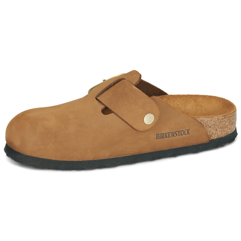 BIRKENSTOCK Boston Big Buckle Nubuck / Mink / Stretto Marrone Zoccoli Donna - 4