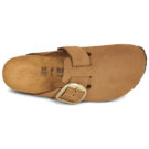 BIRKENSTOCK Boston Big Buckle Nubuck / Mink / Stretto Marrone Zoccoli Donna - 6